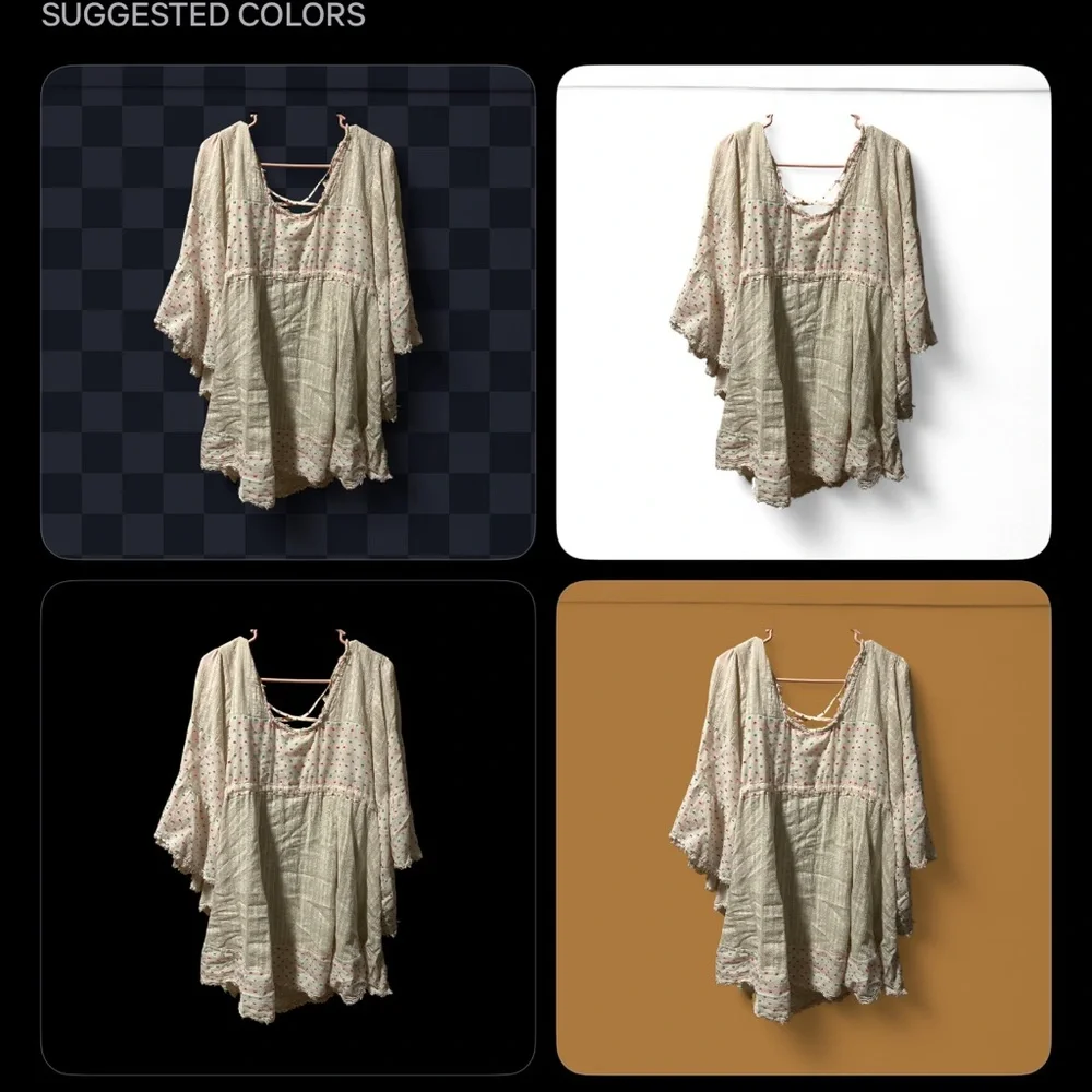 Kristin Miles Multicolor Polka Dot Top/Babydoll Dress, Size 3X - Picture 8 of 10